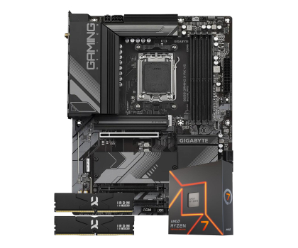 Zestaw podzespołów Polecany zestaw Ryzen 7 7700X+32GB (2x16GB) 5600 CL36+B650 GAMING X AX V2